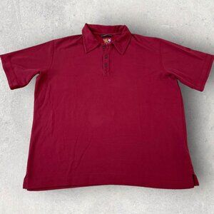 Mountain Hardwear Polo Golf Shirt Men’s Size Large Red Outdoor Casual Hiking